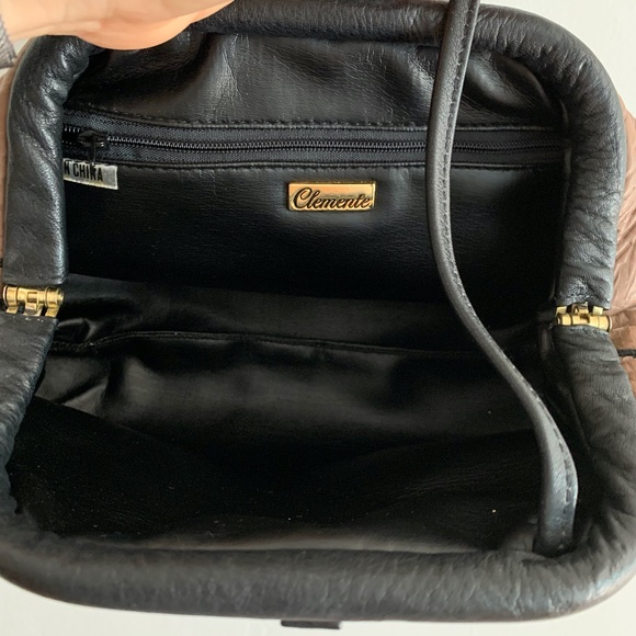 ❌Sold Vintage 80s Clemente Patchwork Snake Purse - Picture 7 of 13